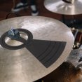 thumbnail image 4 of FUEENIRVA Black Rubber Drum Muffler Pad for Drum Set Professional Sound Minimizing Accessory, 4 of 7