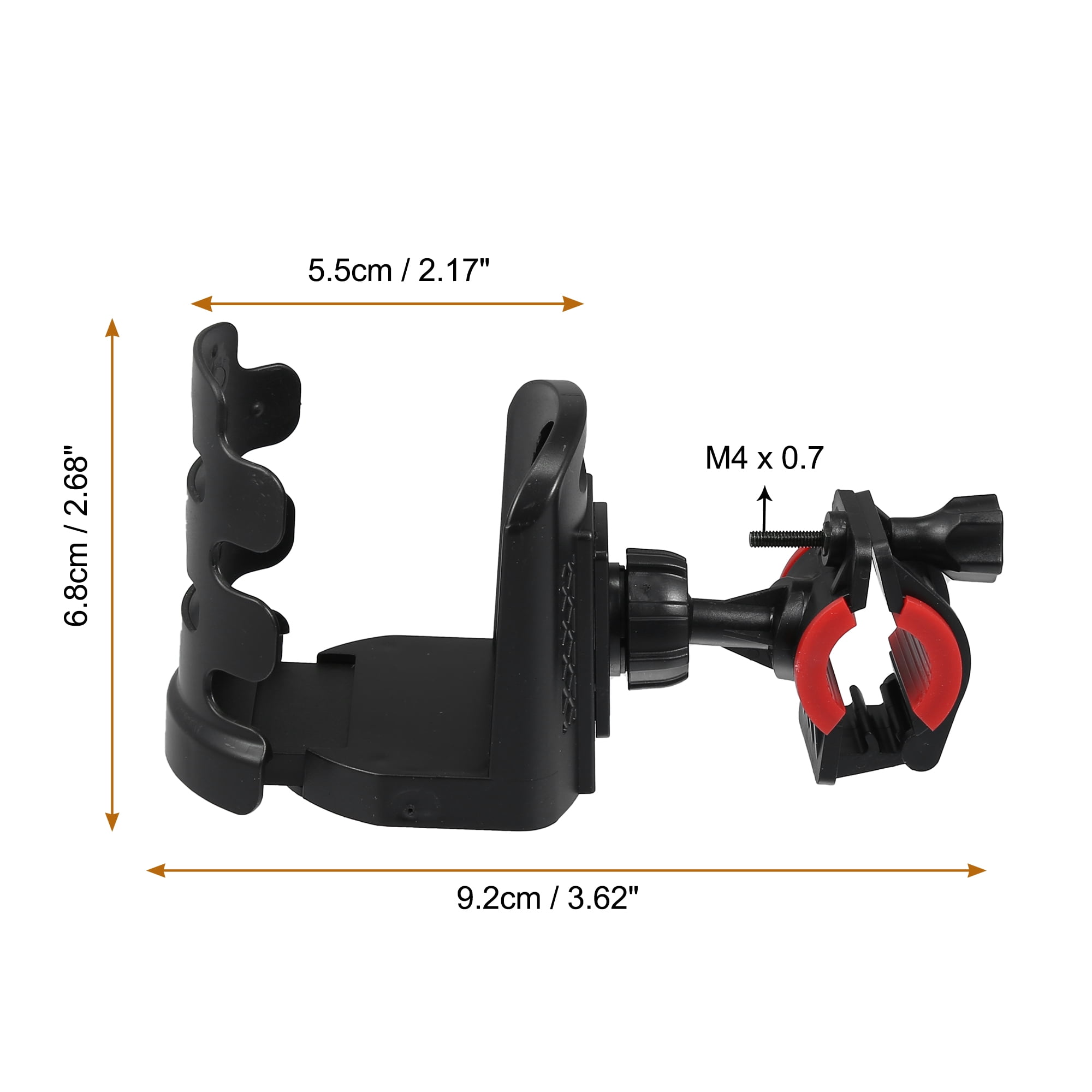 Unique Bargains Motorcycle Bicycle Boat Golf Cart Universal Bike Water Bottle Holder Black