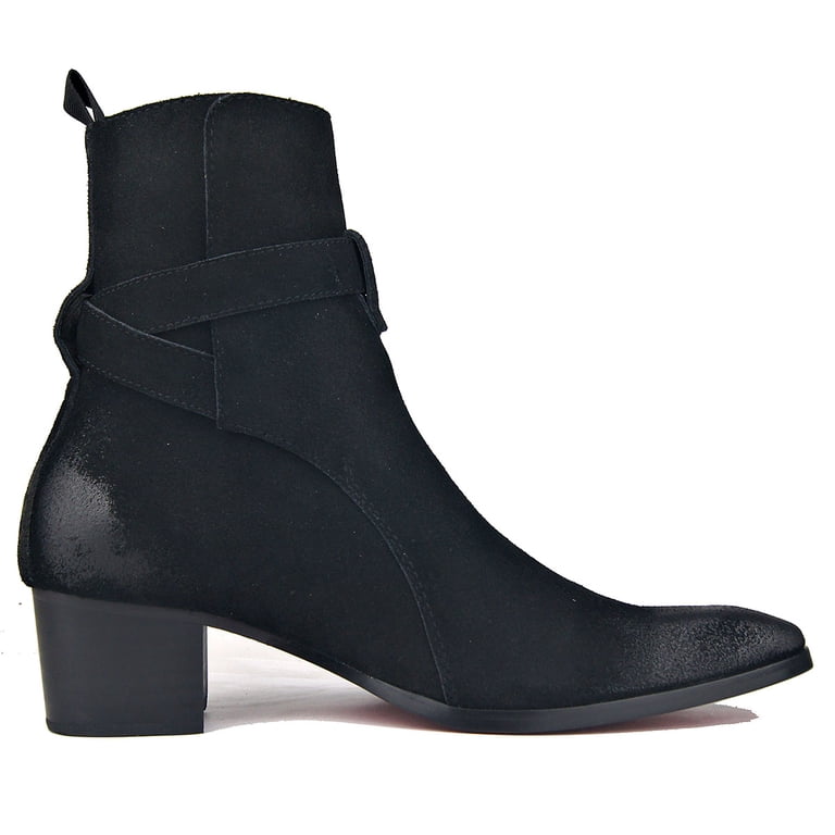 OSSTONE Dress Boots Chelsea Designer Boots for Men Zipper-up  display picture 3