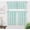 Aqua, variant on Kate Aurora 3 Piece Claire Embroidered Cafe Rod Pocket Kitchen Curtain Tier & Valance Set - Assorted Colors