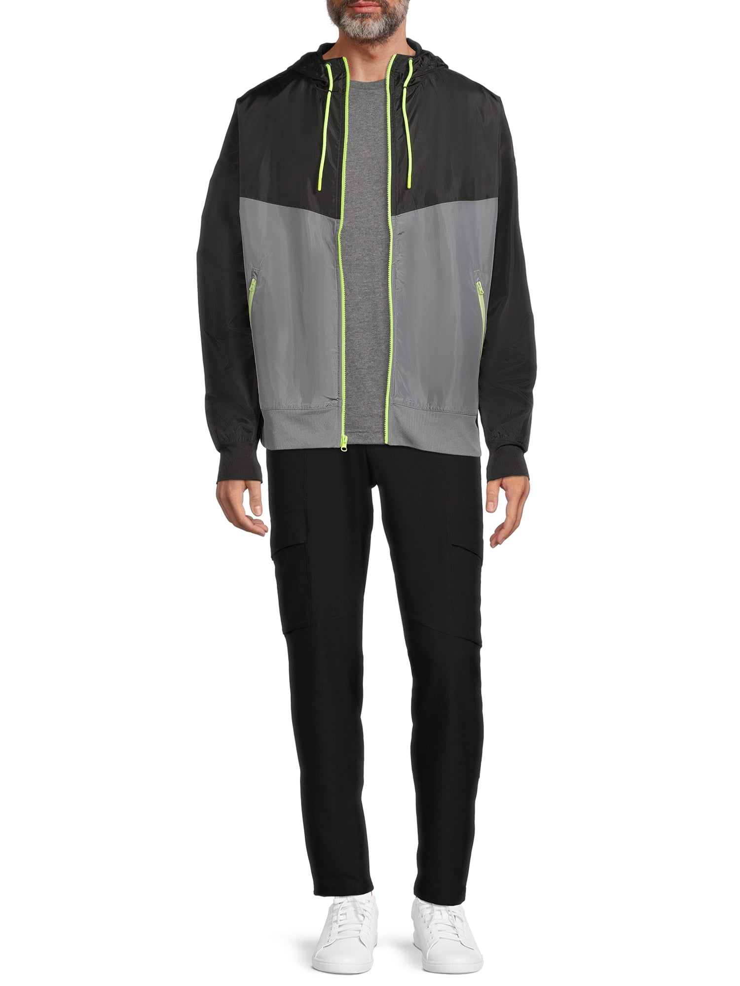 Russell Men's and Big Men's Active Full Zip Windbreaker