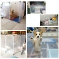 thumbnail image 3 of Rupoun Portable Pet Playpen – 12‑Panel Foldable Dog & Cat Fence, Lightweight 10 kg Max, Easy‑Set DIY, Clear View, Durable PP Frame, 3 of 10