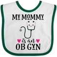 thumbnail image 3 of Inktastic OB GYN Mom Baby Gift Girls Baby Bib, 3 of 4