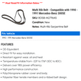 thumbnail image 2 of Multi Rib Belt - Compatible with 1990 - 1991 Mercedes-Benz 300SE, 2 of 2