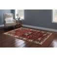 thumbnail image 2 of Linon Serape Goravan Power Loomed Polyester 5'x7'6" Rug in Red, 2 of 4
