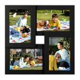 thumbnail image 1 of SONGMICS 4-Photo Collage Picture Frames, 4 x 6 Inches,Wall Hanging or Tabletop Stand, Black, 1 of 8