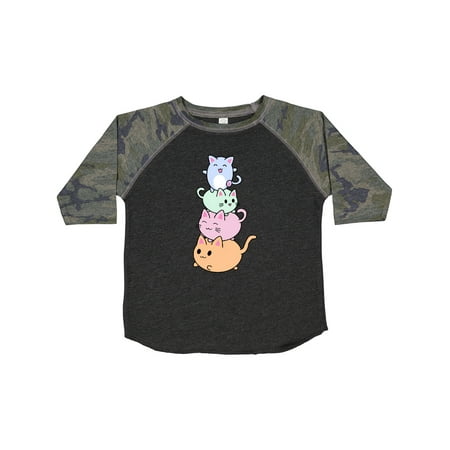

Inktastic Kawaii Kitten Stack Gift Toddler Boy or Toddler Girl T-Shirt