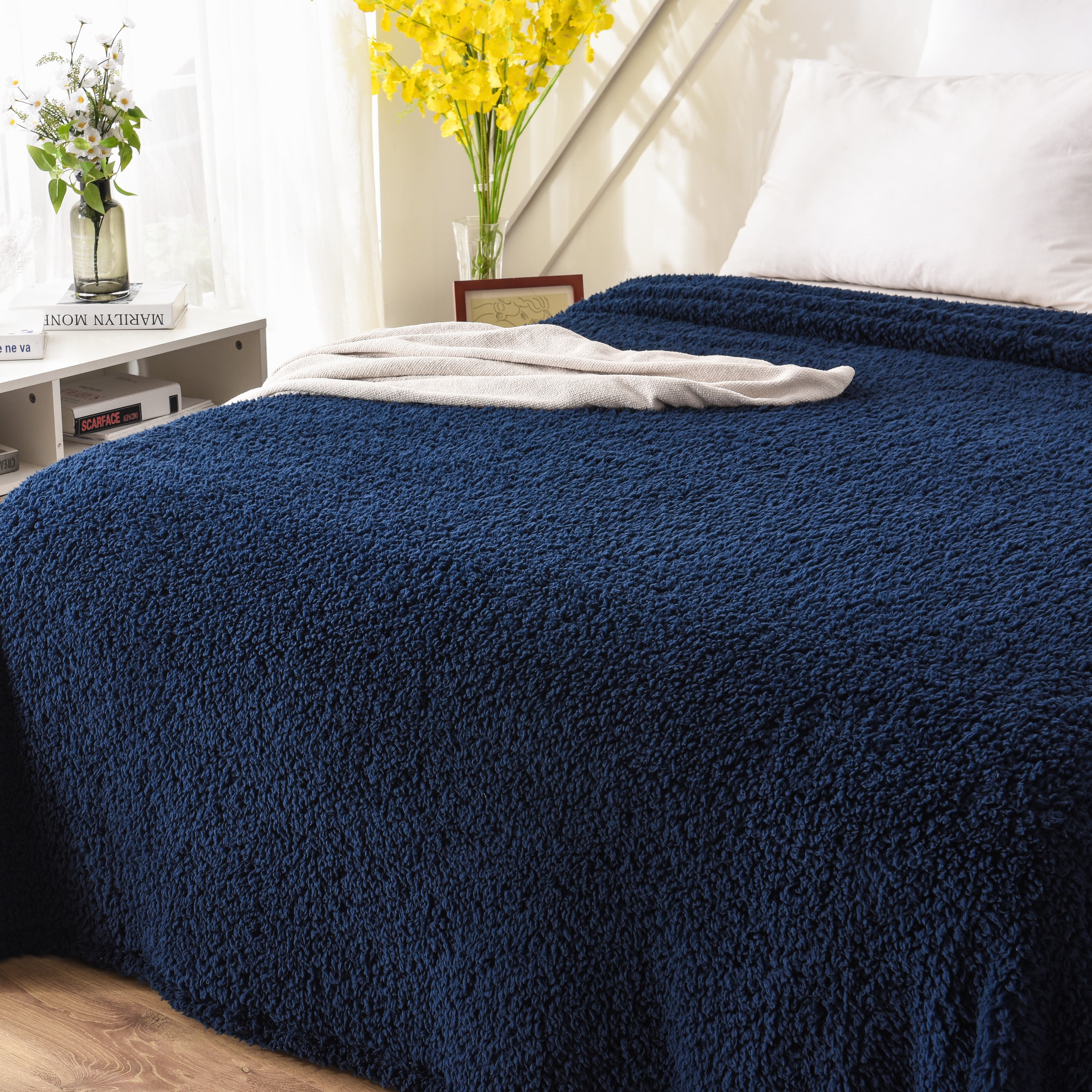 Sherpa blanket on sale king size