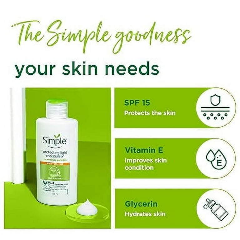 simple Kind To Skin Protecting Light Moisturiser 125 Ml Liquid