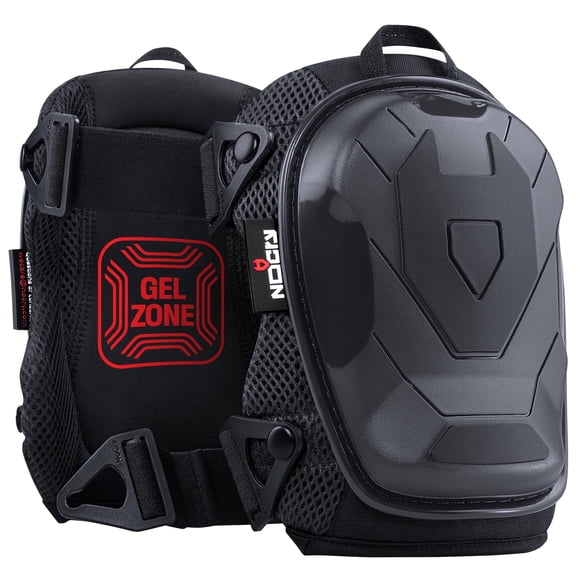 NoCry Professional Construction Knee Pads for Men and Women with Non-Slip Heavy Duty Cap and Ankle Support â?? Thick Foam and Gel Cushioning â?? Re