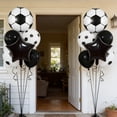 thumbnail image 3 of QLUEWX Soccer Themed Number Birthday Balloon Set, 0-9 Black Number Balloons Kit with Soccer Ball Star Balloons for Kids Soccer Birthday Parties, Sports Events & Party Decorations (1), 3 of 6