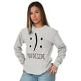 thumbnail image 4 of You Decide Happy Sad Emoticon Cute Long Sleeve TShirt Men Women Brisco Brands L, 4 of 6