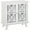White, variant on HOMCOM Storage Cabinet with Fretwork Doors Shelf Modern Sideboard Buffet