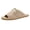 Brown, variant on Men's And Women's Summer Linen Slippers Rope Bottom Fisherman Shoes Flat Bottom Cotton And Linen Breathable Soft Bottom Shoes Casual Slippers Lace up Casual Canvas Slip on Flat