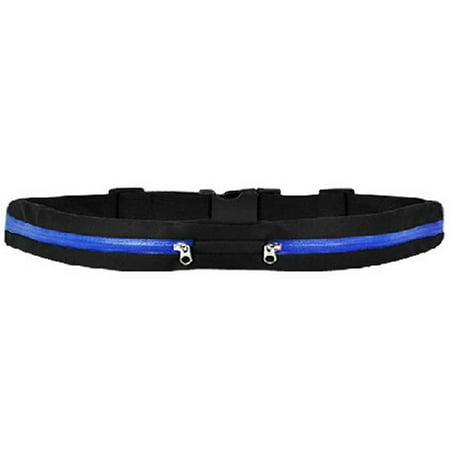 Trail Runner Belt Outdoor Sweatproof Waist Pack Belt Fitness Workout Belt for Trail Running or Hiking ()