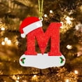 thumbnail image 2 of for Cat 12 Days of Christmas Christmas Snowman Decorations String Beads for Crafts Hanging Paper Decorations Christmas Paternoster Beads Christmas Alphabet Ornaments 26 Alphabet, 2 of 3