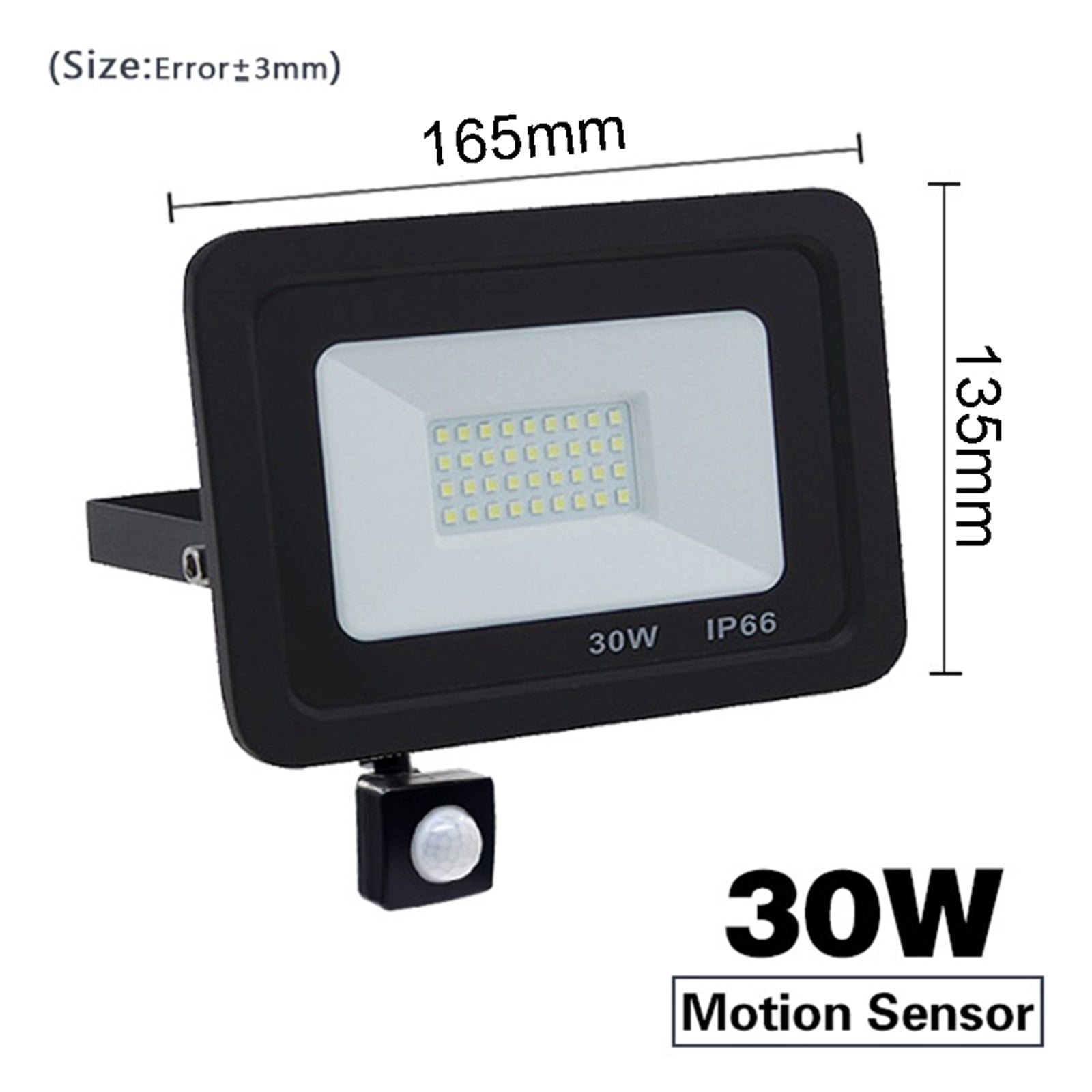 Flood Light Outdoor Motion Sensor LED Spotlights Waterproof Wall Lights Reflector Projection For Garden Street Square Bridge - Wide Angle Beam