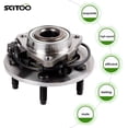 thumbnail image 5 of SCITOO 515073 New front Wheel Bearing Hub fit 2002-2006 for Dodge Ram 1500 5 Lugs Axle Hub Assembly Kit W/ABS 1 Pack, 5 of 5
