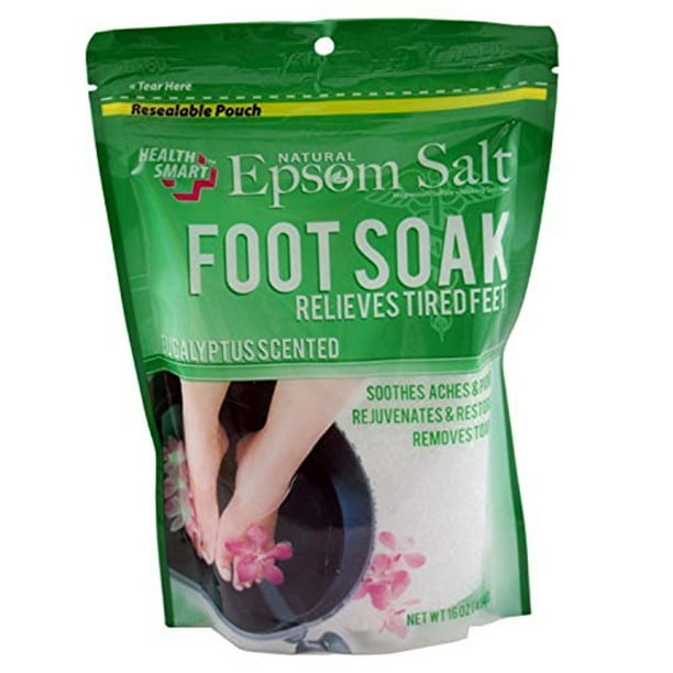 Natural Epsom Salt FOOT SOAK (Eucalyptus) 16oz (454G)