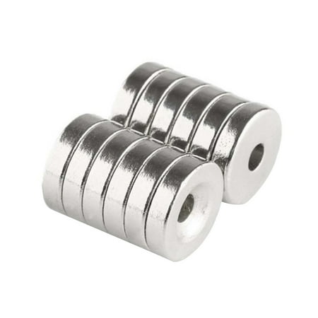 

6pcs 20x5mm Super Permanent Round Countersunk Head Magnetic Ring Magnet Rare Earth Magnet Strong