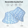 thumbnail image 2 of Xecao Winter Paisley Pattern Print Men and Women Night Reflective Hat Runner Cap Visor Bucket Hat Boonie Cap, 2 of 6