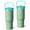 Greenish-blue, variant on 30oz Handheld Travel Tumbler with Handle – Double Wall Stainless Steel Insulated Cup, Flip Straw Lid, Leak-Proof & BPA-Free for Hot and Cold Drinks – Durable Coffee & Juice Mug Pink