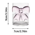thumbnail image 3 of Coquette Champagne Glasses with Pink Bow - Reinforced Stem Clear Glassware for Weddings, Engagements & Special Occasions - Set of 4, 3 of 8