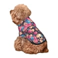 thumbnail image 5 of Sikiie Skull Blue Flower Dog Hoodie,Dog Clothes,Dog Sweatshirt ,Dog Shirt, Dog Clothes for Puppy Kitten Small Dogs Cats-Medium, 5 of 7