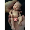thumbnail image 5 of Mini bebé de silicona MYREBABY de 7 pulgadas, niña realista de cuerpo completo, 5 of 5