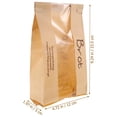 thumbnail image 2 of 50pcs Bread Sealing Paper Bags Portable Toast Packing Bags Oil-proof Baking Bread Bags, 2 of 9
