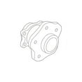 thumbnail image 4 of New Genuine Nissan Kicks Rear Hub Assembly (2021-2024) OE 432025R01A, 4 of 10