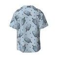 thumbnail image 7 of Kdxio Men's Hawaiian Shirt for Men Short Sleeve Shirt Cute Ice Cream Summer Casual Holiday Beach Button Down T-Shirts, 7 of 7