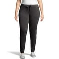 thumbnail image 1 of Hanes Womens French Terry Jogger with Pockets, XL, Black Heather, 1 of 2