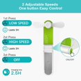 thumbnail image 3 of Ventilador portátil recargable MACHAO USB verde, 3 of 5