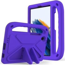 Dteck for Samsung Galaxy Tab A9 Case 2023 SM-X110/X115 Kids Case,Shockproof EVA Case Kids Friendly Handle Kickstand Lightweight Cover for Galaxy Tab A9 8.7 Inch,Purple
