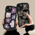thumbnail image 3 of Silicone Curly Bumper Wave Phone Case For iPhone 11 15 12 13  14 Pro Max X XR XS 7 8 Plus 6S SE 2020 Soft Shockproof Back Cover, 3 of 7