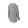 thumbnail image 4 of Sport-Tek Ladies PosiCharge Tri-Blend Wicking Long Sleeve Hoodie LST406, 4 of 4