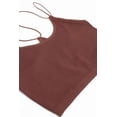 thumbnail image 2 of Ragstock Espresso Bungee Strap Seamless Ribbed Bralette, 2 of 3