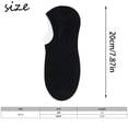 thumbnail image 3 of Resicozy Ankle Socks for Mens Ultra Thin Breathable Sport Socks Athletic Low Cut No Show Solid Color Stockings White, 3 of 3