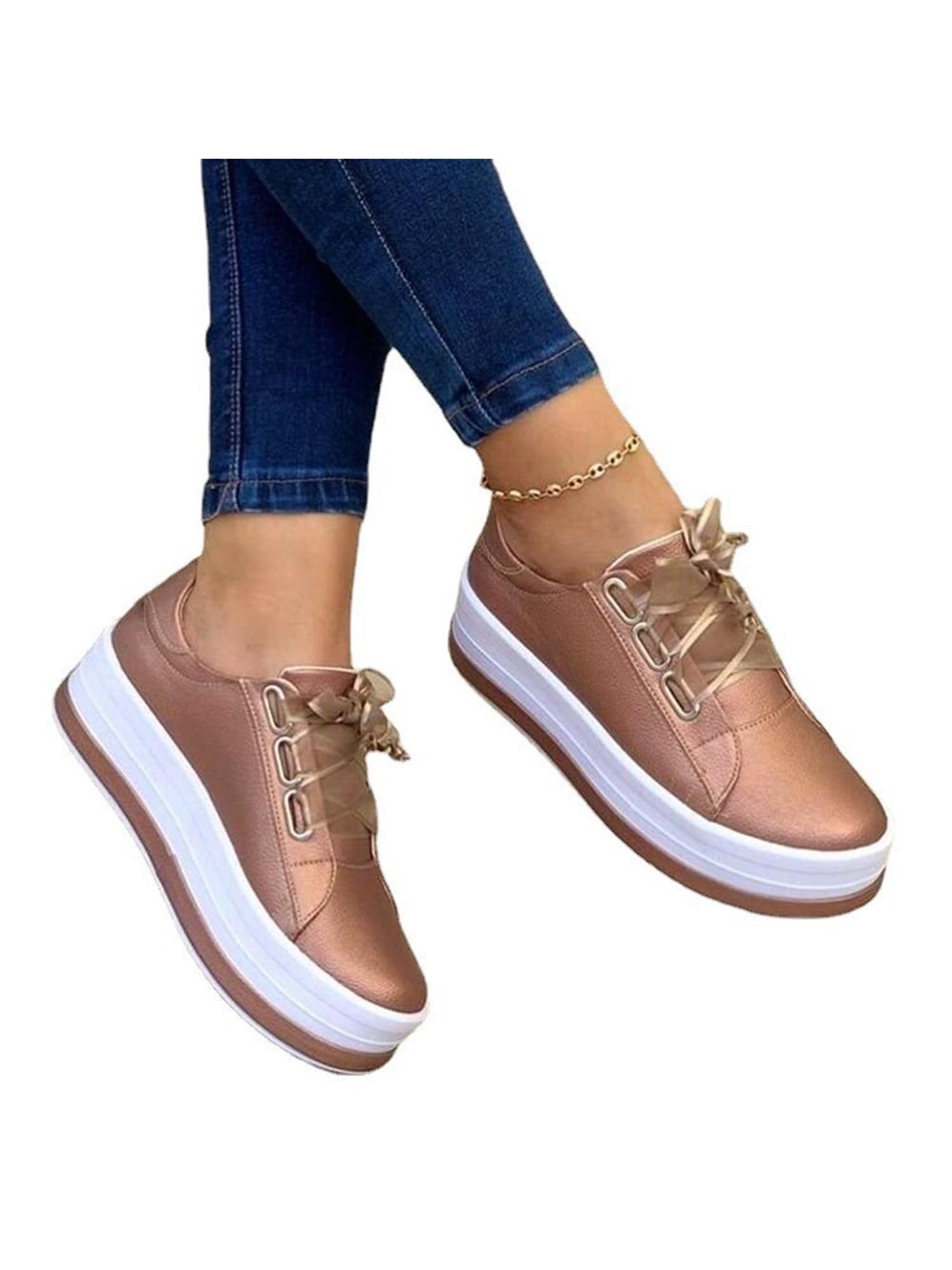 Woolen Velvet Women's Lace Up Sports 