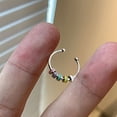 thumbnail image 4 of Anillo de alivio de la ansiedad, anillo de esmalte giratorio 316L Anillo de dedo para la ansiedad Anillo de esmalte giratorio Rendimiento inigualable, 4 of 8
