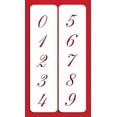 thumbnail image 4 of Designer Stencils 1.25 Inch Script Numbers Cake Stencils Beige/semi-transparent, 4 of 4