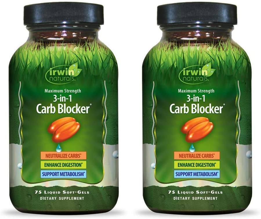 Irwin Naturals Maximum Strength 3in1 Carb Blocker Neutralize