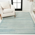thumbnail image 5 of JONATHAN Y MOROCCAN HYPE 5 x 8 Area Rug, Khalil Berber Stripe - Turquoise/Cream, MOH207D-5, 5 of 10