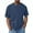 Navy（mens shirts）, variant on GuangCheng Mens Short Sleeve T-Shirts,Textured,Crew Neck,Oversized Fit,Pullover,Soft,Breathable,Comfortable,Casual Tops,Green,Size XL