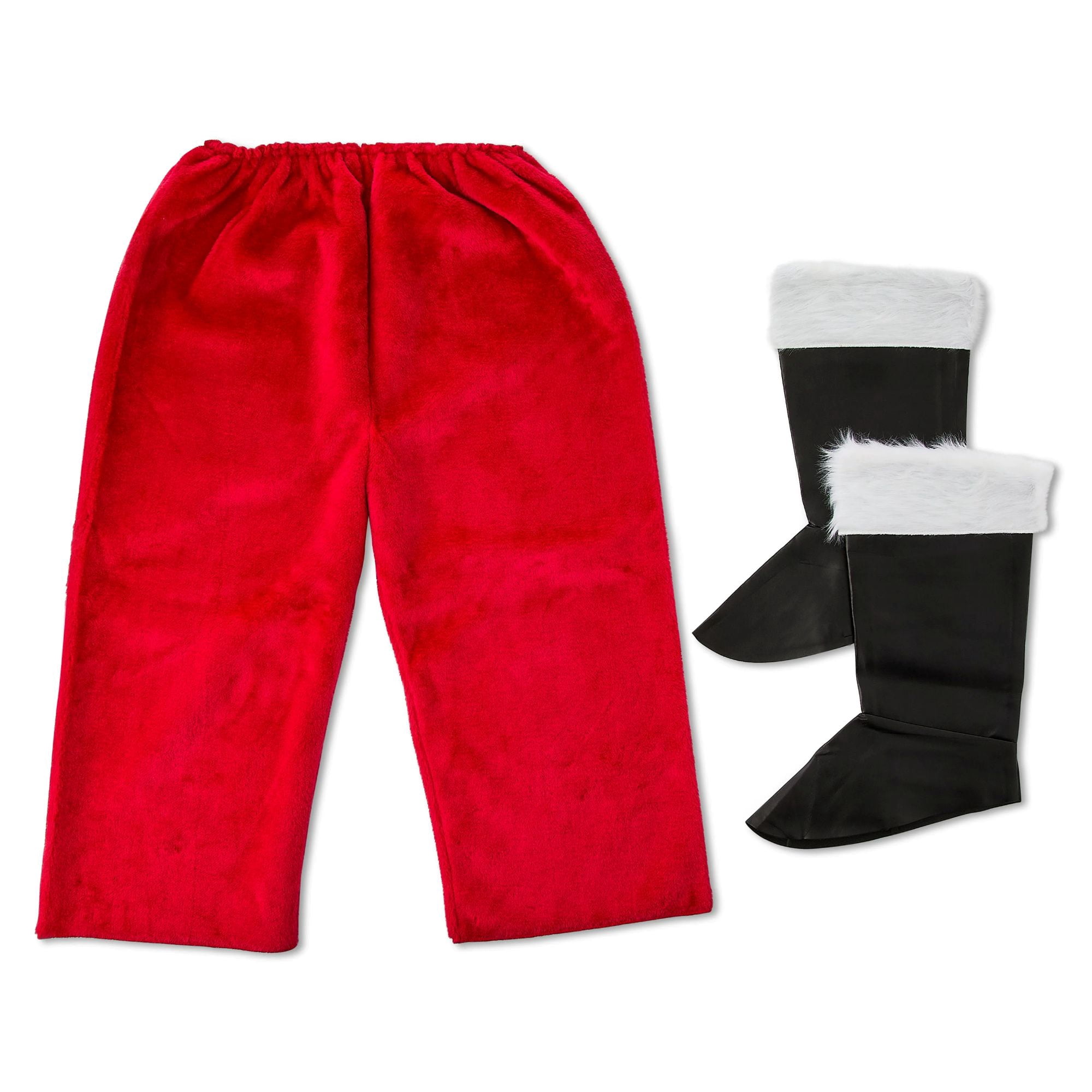 7-Piece Santa Suit, Red and White, One Size, by Holiday Time