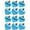 Blue, variant on Neinkie 12Pcs/Box Valentine's Day Decorations Heart Shaped Ornaments,Red Pink Silver White Plastic Hanging Baubles, Tree Ball Heart Glitter Decor for Wedding Decorations Gift