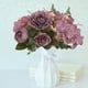 thumbnail image 3 of 1 Ramo de peonías artificiales - Seda, realistas y no necesitan jarrón - para bodas, hogar y decoración, 3 of 8