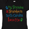 thumbnail image 4 of Inktastic North Carolina Grandma Loves Me Boys or Girls Baby Bodysuit, 4 of 5