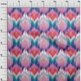 thumbnail image 3 of oneOone Viscose Chiffon Royal Blue Fabric Ikat Fabric For Sewing Printed Craft Fabric By The Yard 42 Inch Wide, 3 of 6
